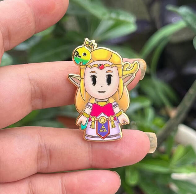 Princess Zelda and Tri 1.5 in Enamel Pin AVAILABLE NOW