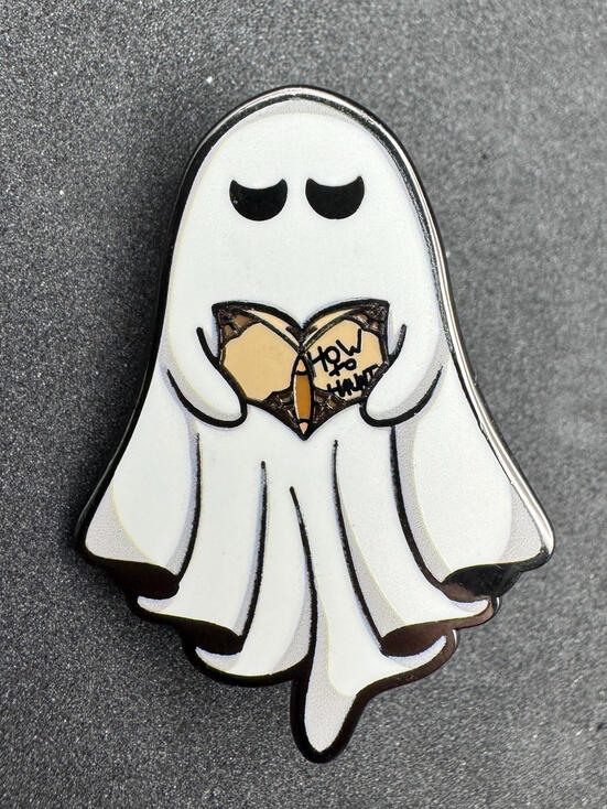 How To Haunt Ghost Enamel Pin AVAILABLE NOW!