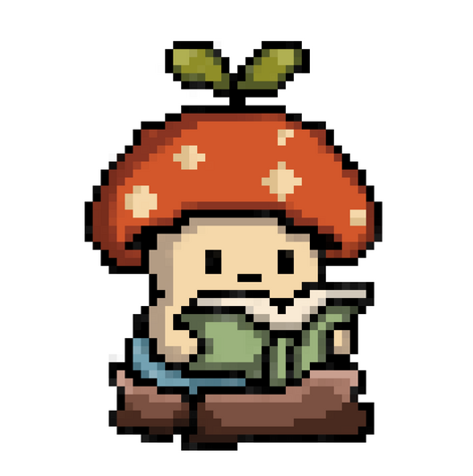 Reading Mushroom Sproutling 1.5" Hard Enamel Pin